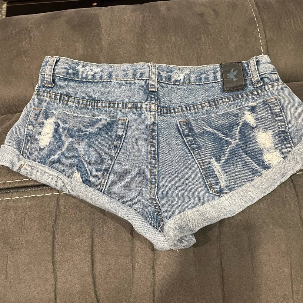 One Teaspoon Jean Denim Shorts